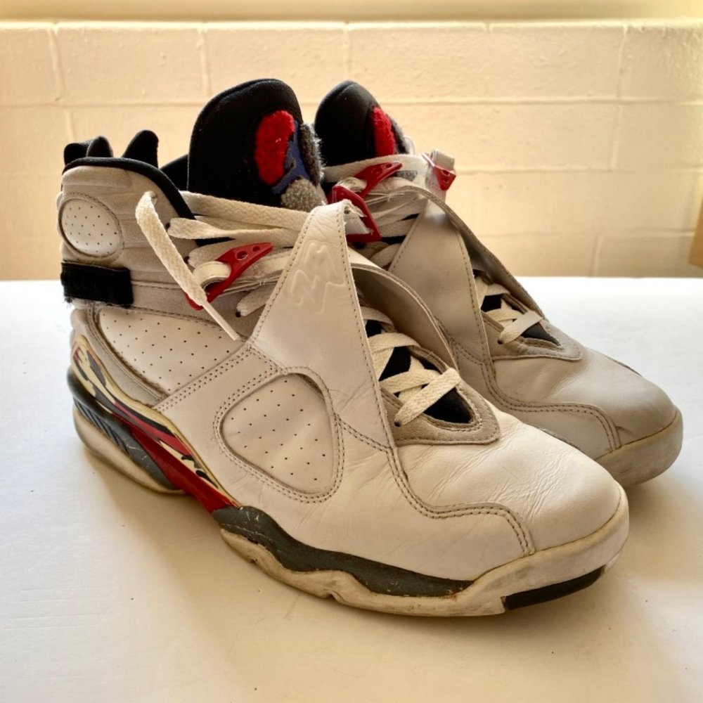 Nike Air Jordan 8 ('13 Retro) - Wht/Blk-True Red